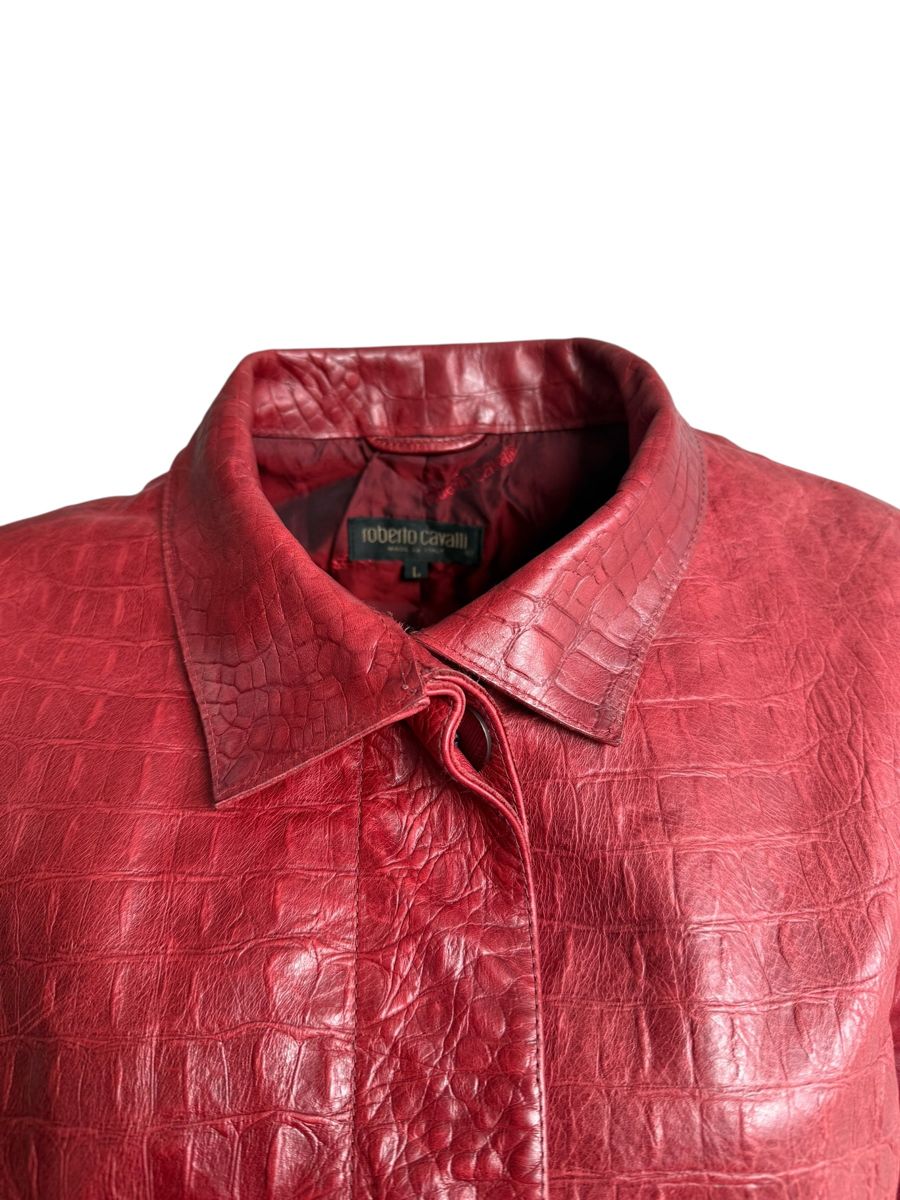Roberto Cavalli F/W 2000 Crocodile Leather Set