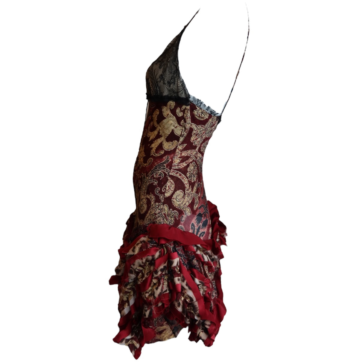 Roberto Cavalli F/W 2004 Brocade Dress