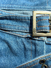Christian Dior F/W 2002 Embroidery Jeans