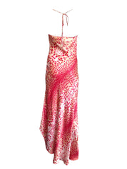Roberto Cavalli S/S 2001 Maxi Leopard Silk Dress