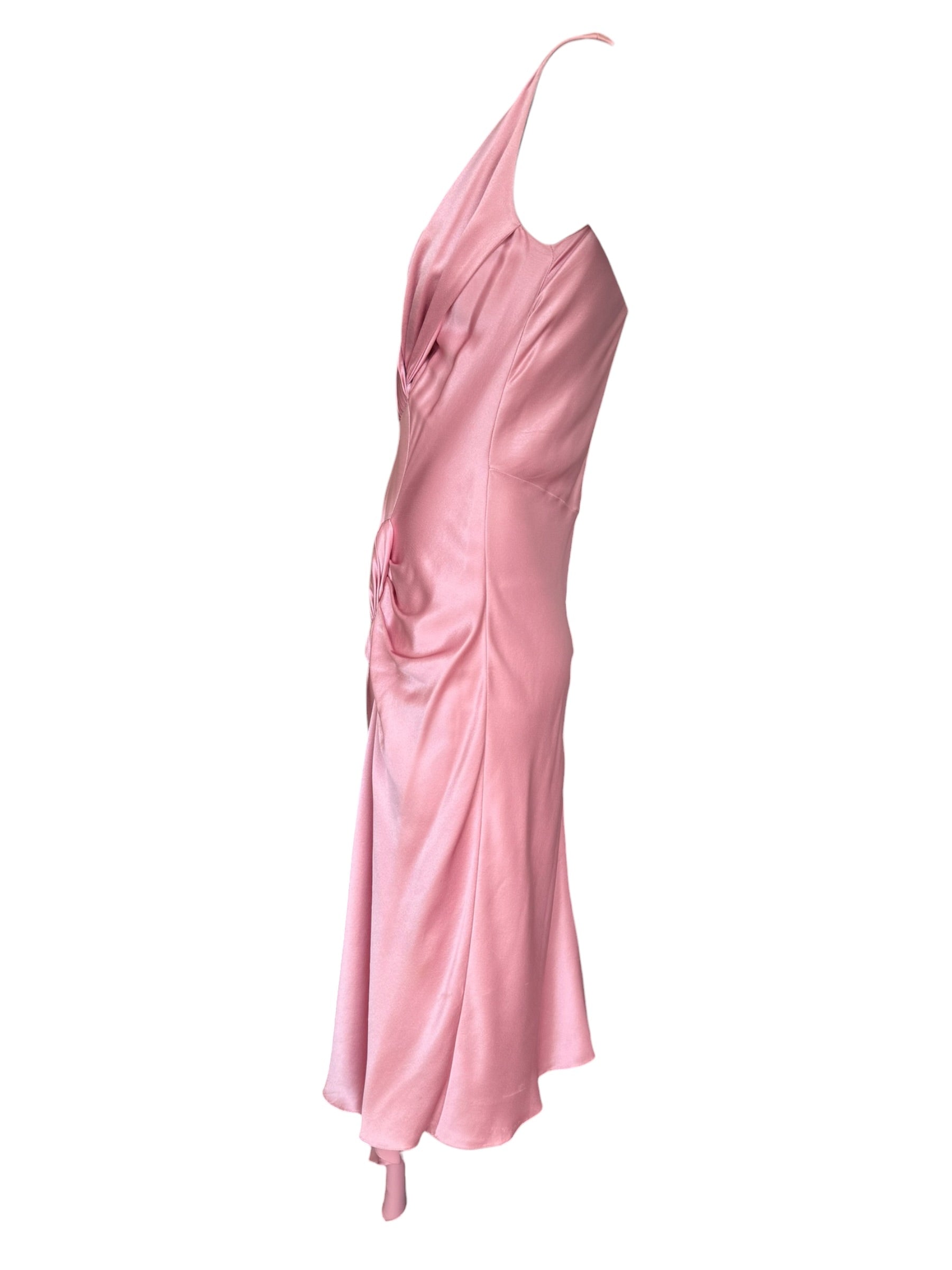 Christian Dior F/W 2003 Rose Pink Silk Gown