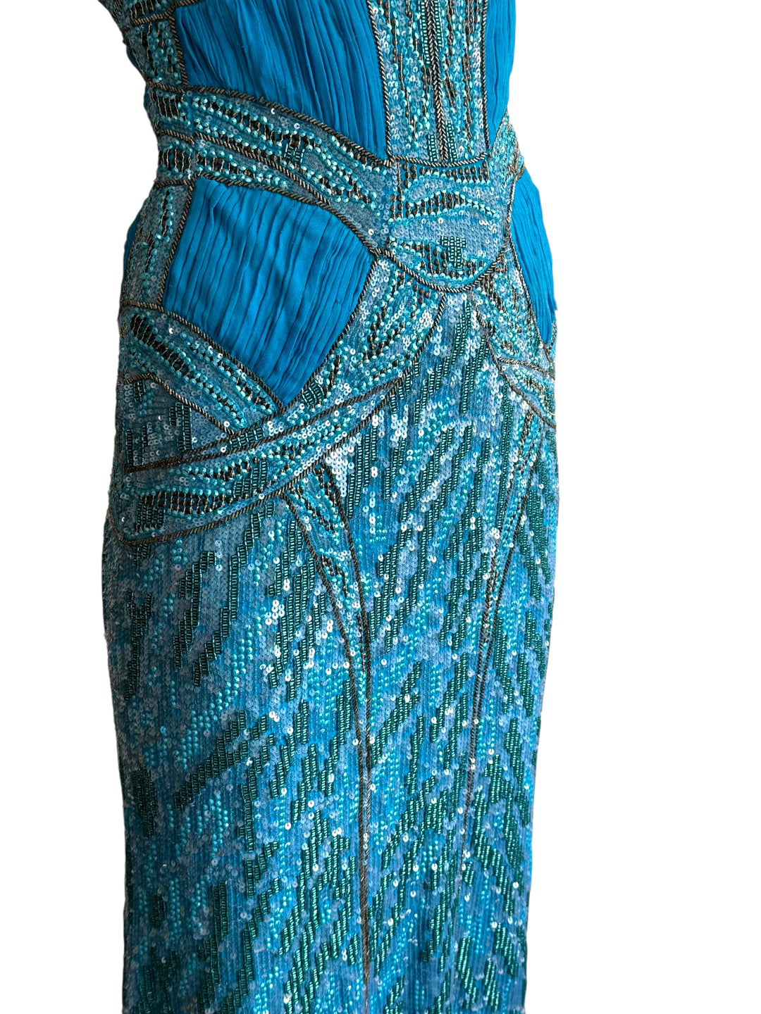 Roberto Cavalli 2012 Embellished Corset Lace Up Maxi Dress