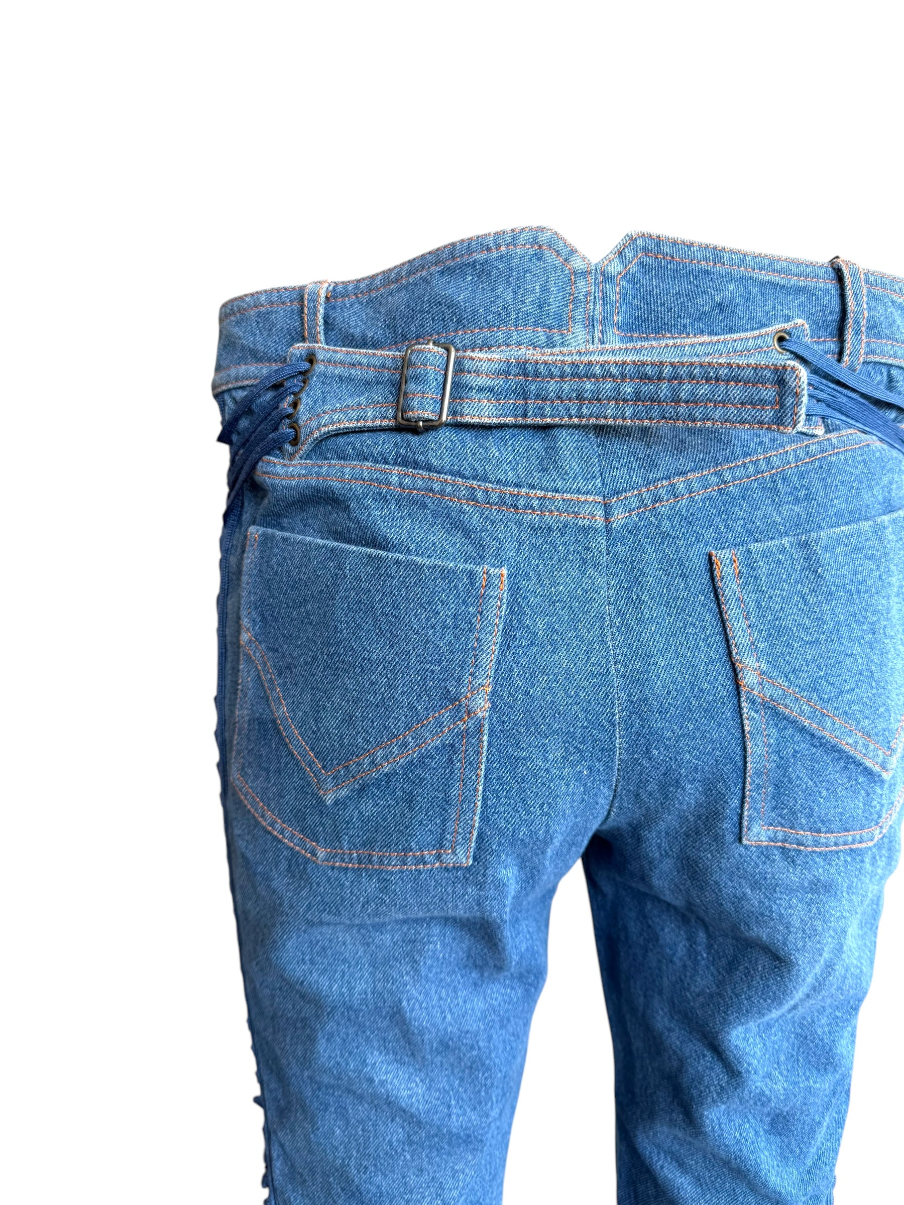 Christian Dior F/W 2002 Embroidery Jeans