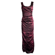 Dolce & Gabbana Leopard Silk Maxi Dress