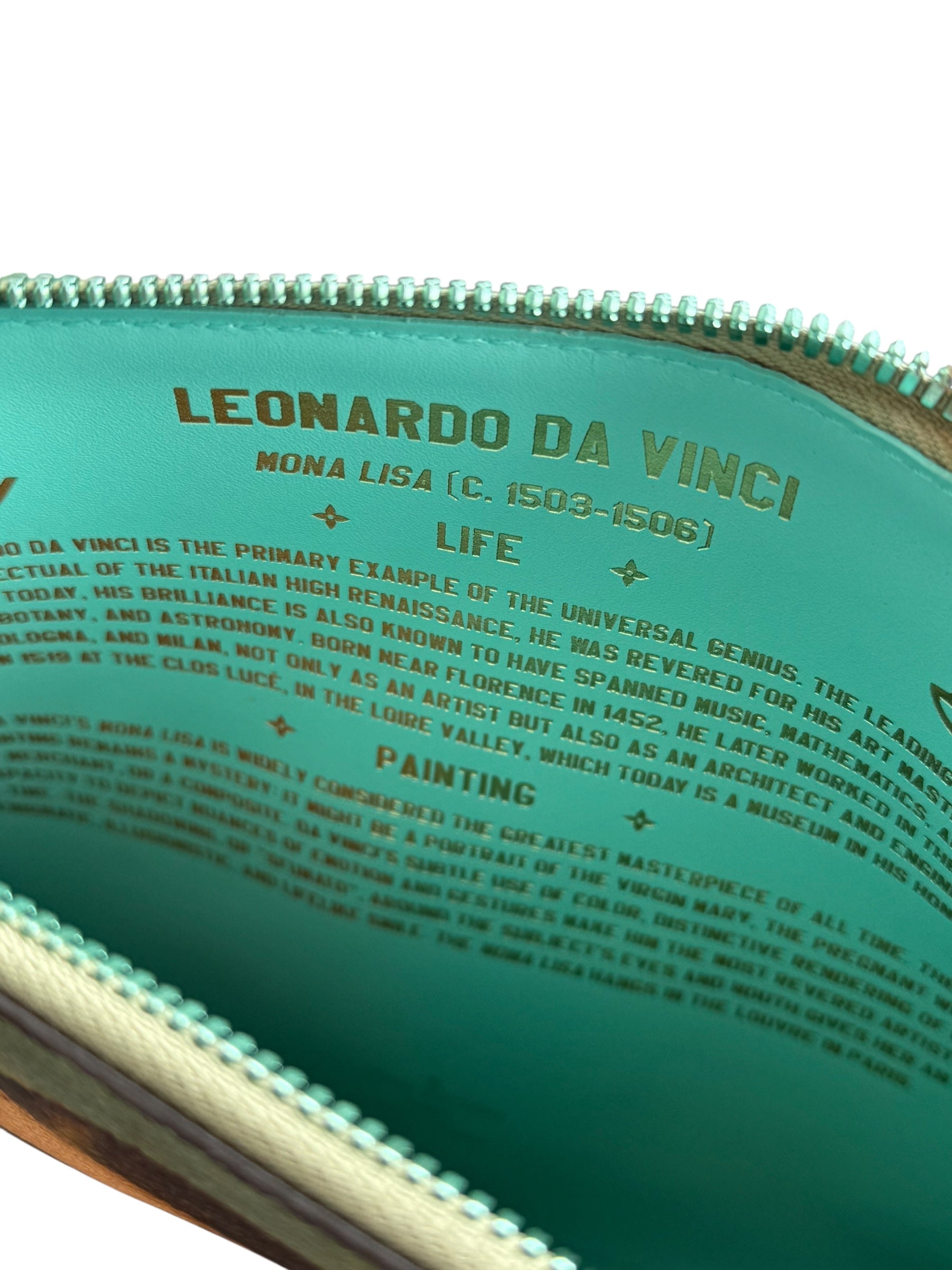 Louis Vuitton 2017 x Jeff Koons Da Vinci Pochette – Vert D’Eau