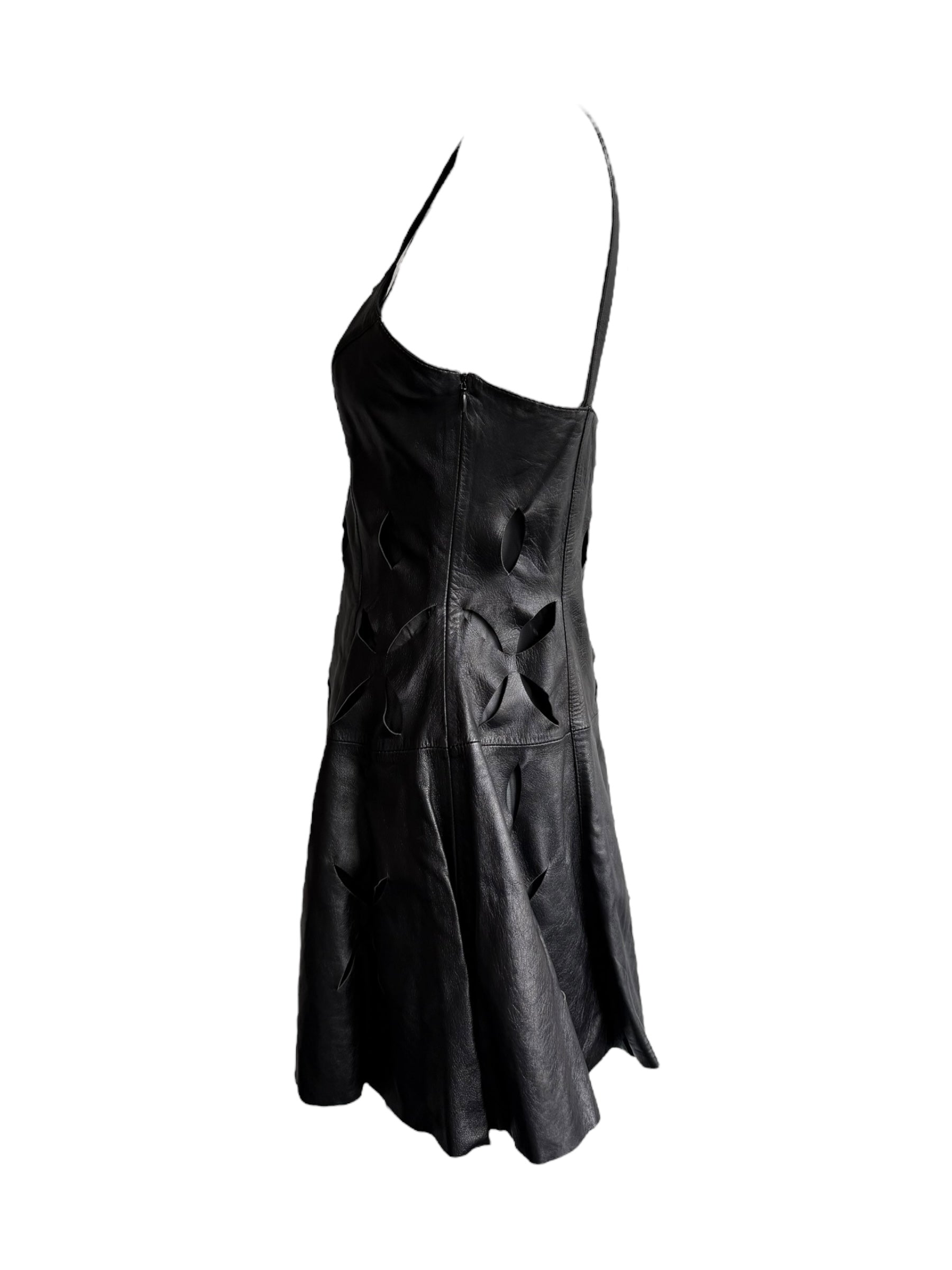 Versus Versace Leather Mini Dress