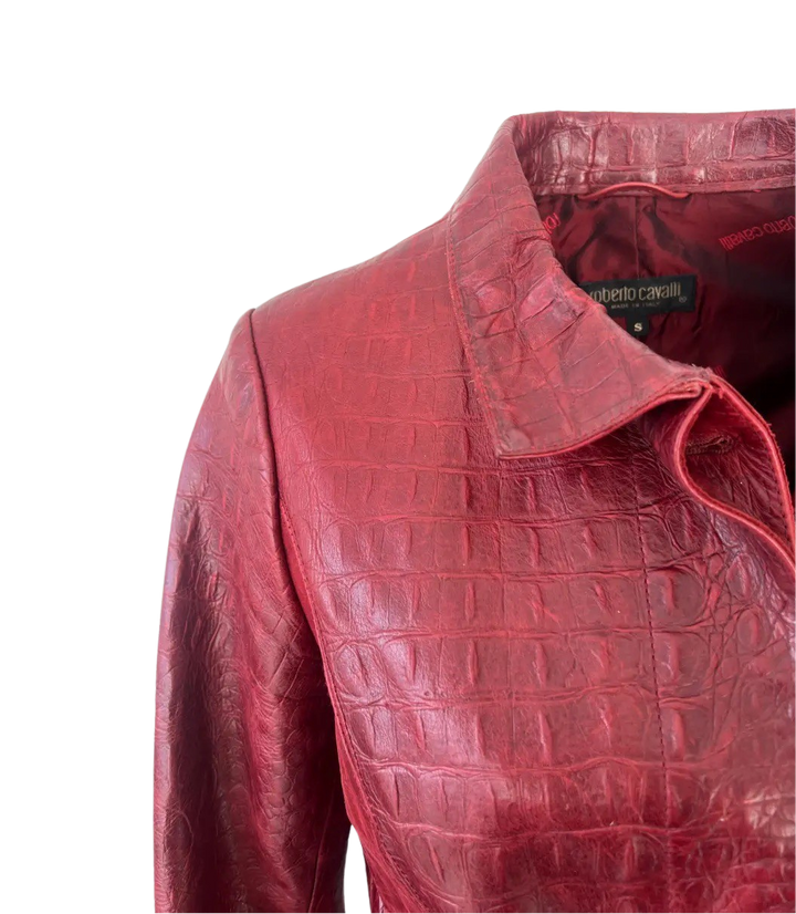 Roberto Cavalli F/W 2000 Leather Coat