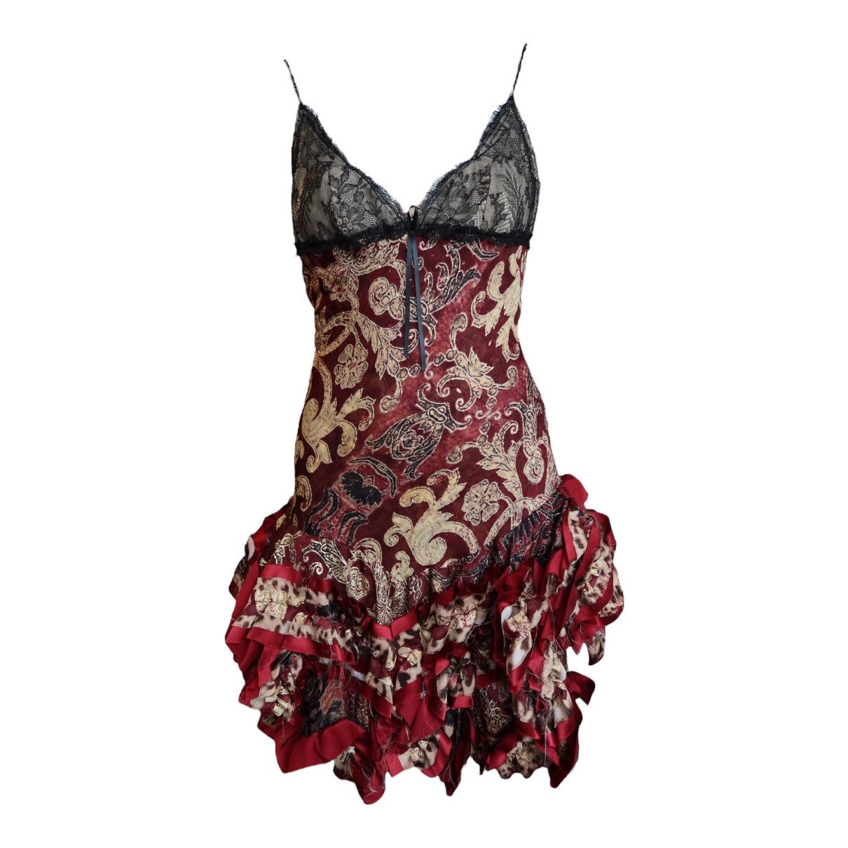 Roberto Cavalli F/W 2004 Brocade Dress