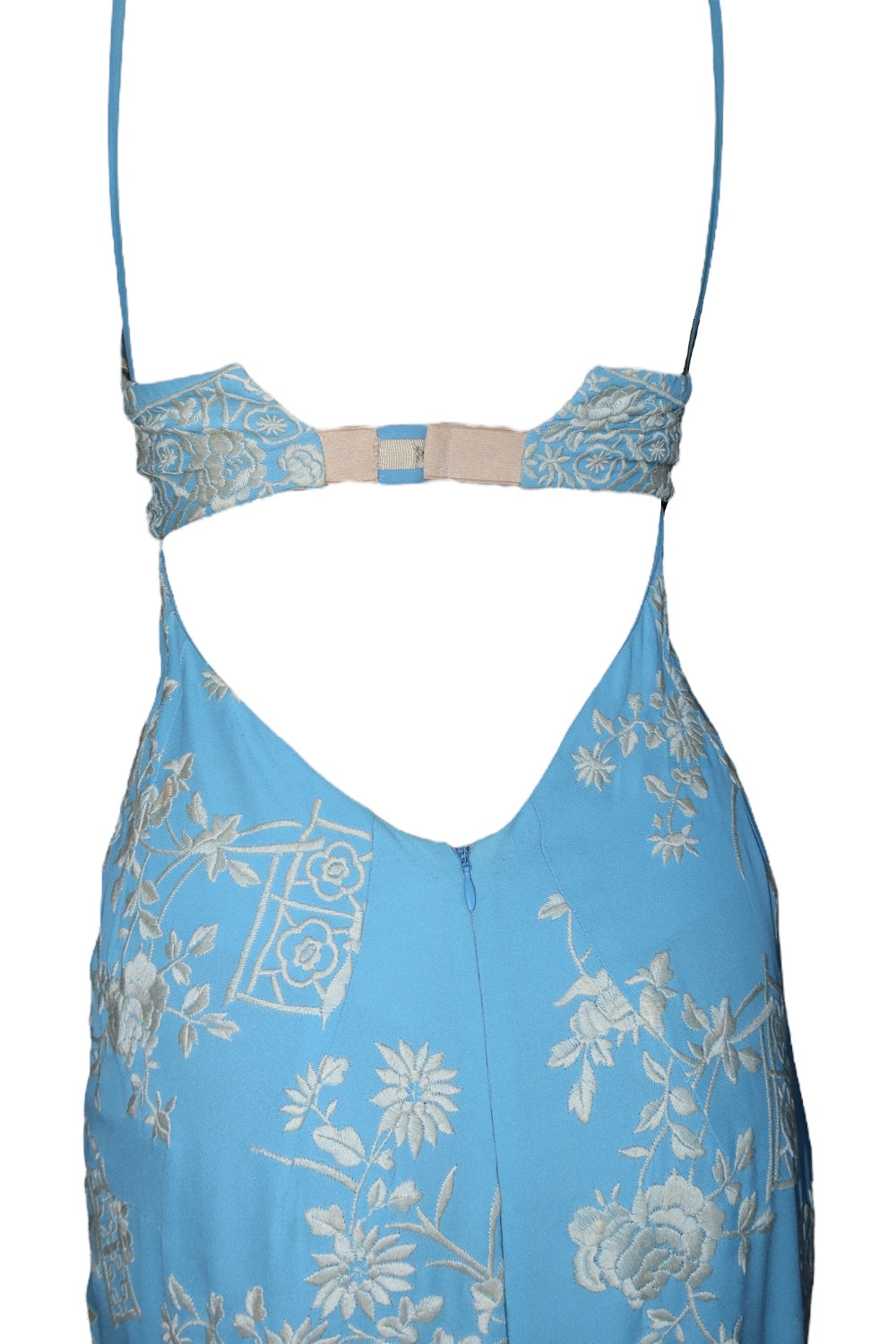 Dolce & Gabbana S/S 1997 Silk Floral Embroidered Dress "China Collection”