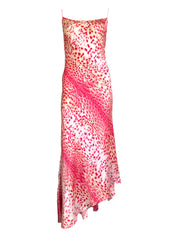 Roberto Cavalli S/S 2001 Maxi Leopard Silk Dress