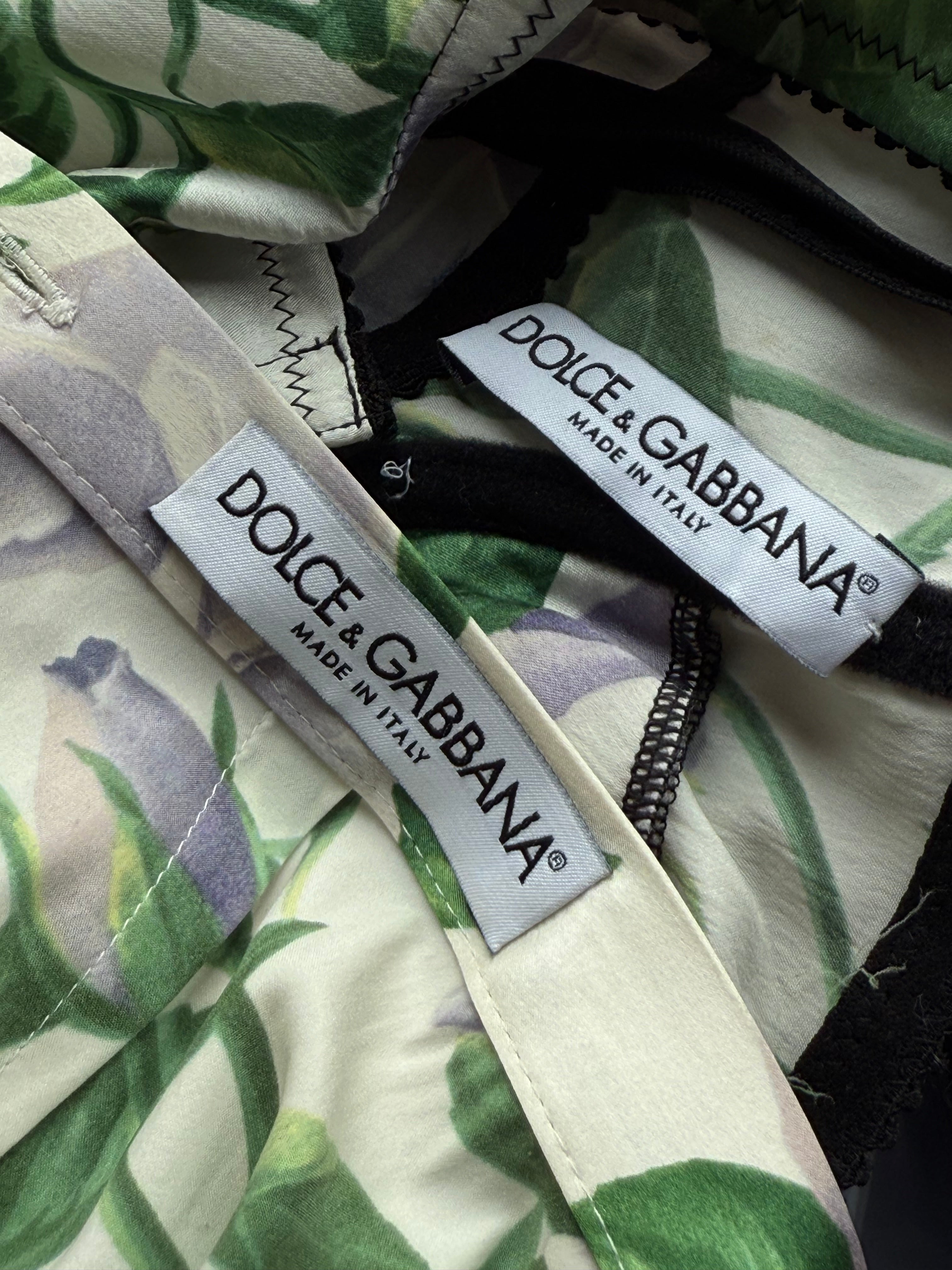 Dolce & Gabbana 2000 Silk Top & Pants