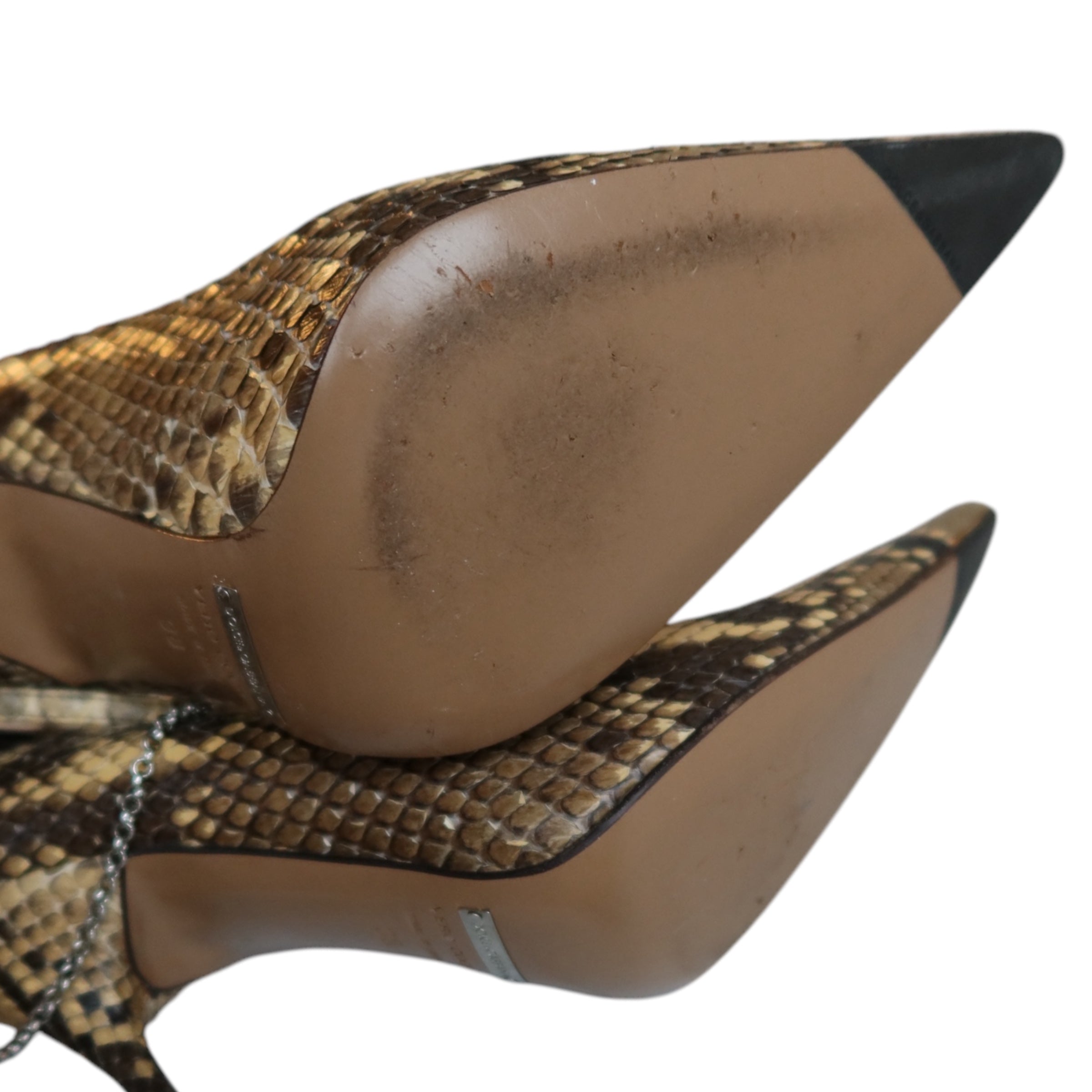 Dolce & Gabbana 2000s Snake Heels