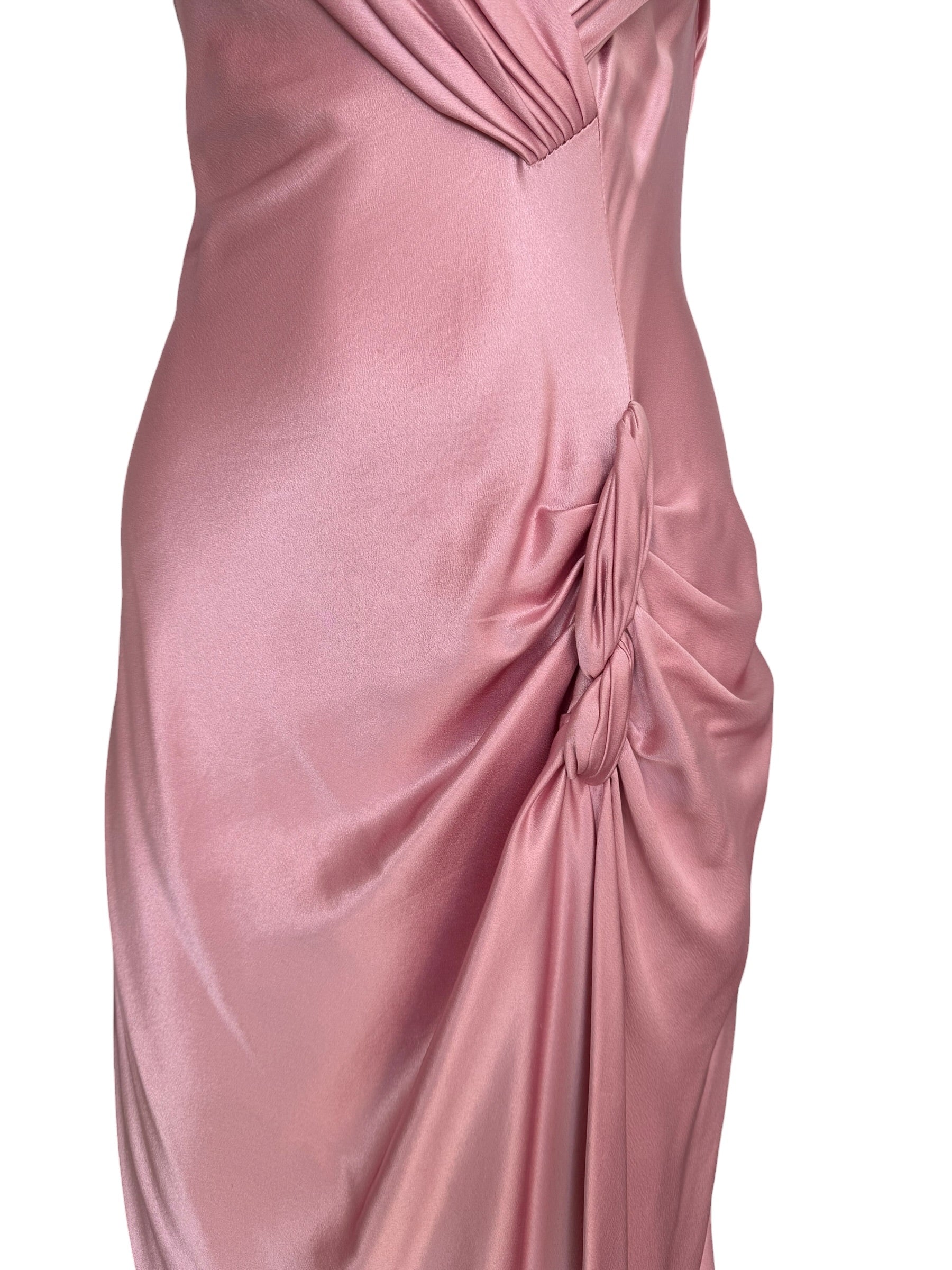 Christian Dior F/W 2003 Rose Pink Silk Gown