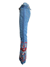 Christian Dior F/W 2002 Embroidery Jeans