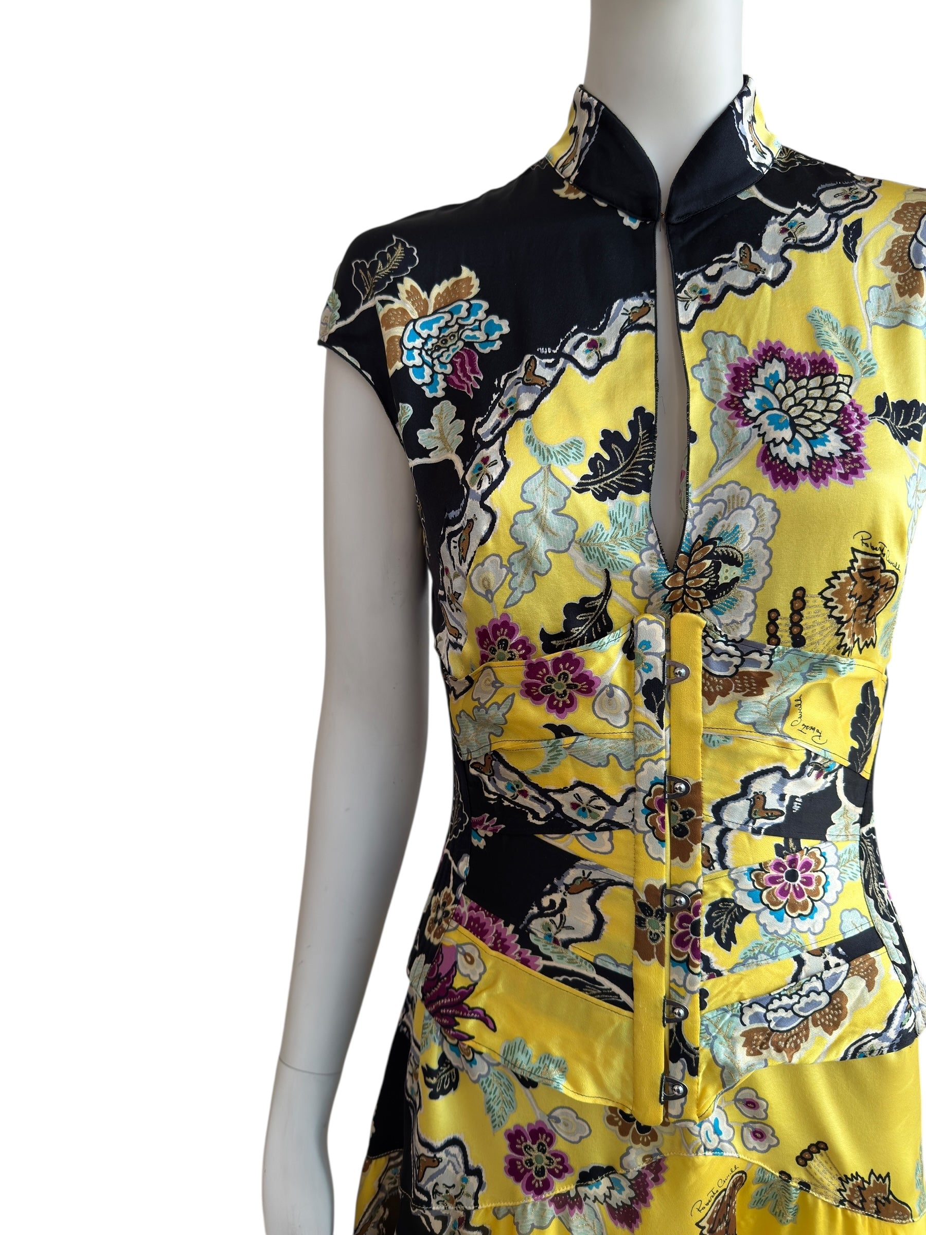 Roberto Cavalli S/S 2003 Cheongsam Dress and Corset