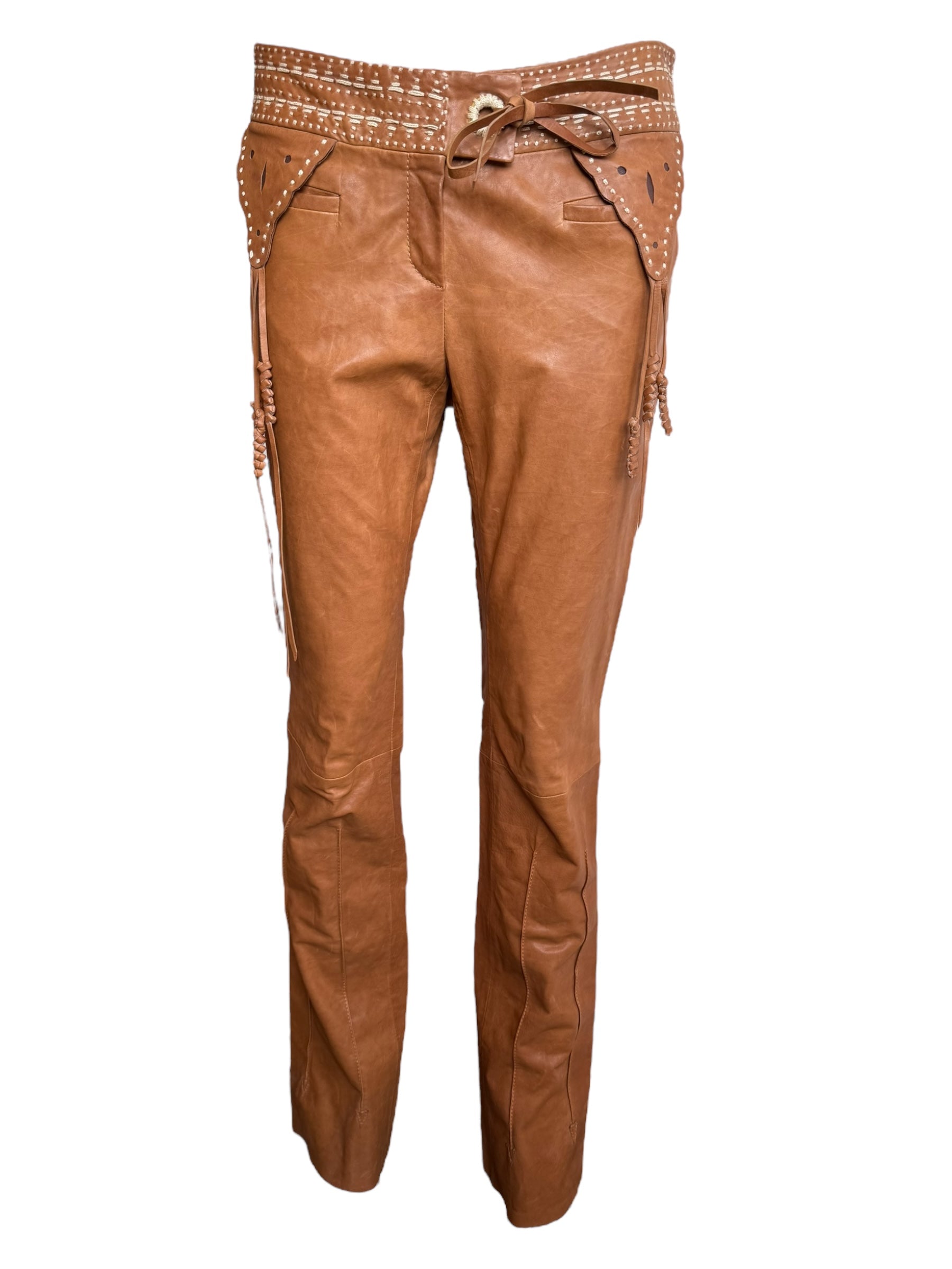 Roberto Cavalli Leather Pants
