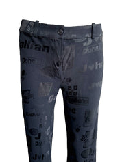 John Galliano S/S 2002 Formula 1 Silk Trousers
