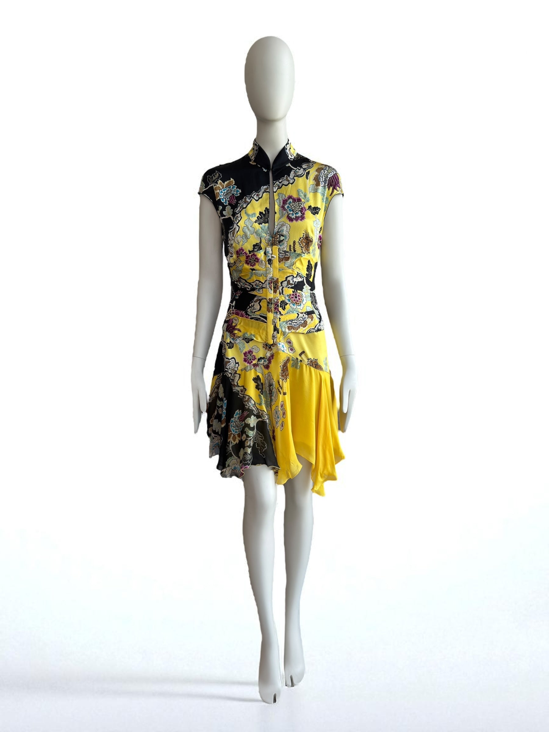Roberto Cavalli S/S 2003 Cheongsam Dress and Corset