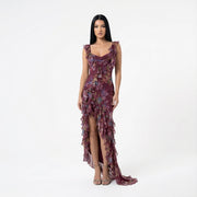 John Galliano S/S 2003 Silk Ruffle Dress