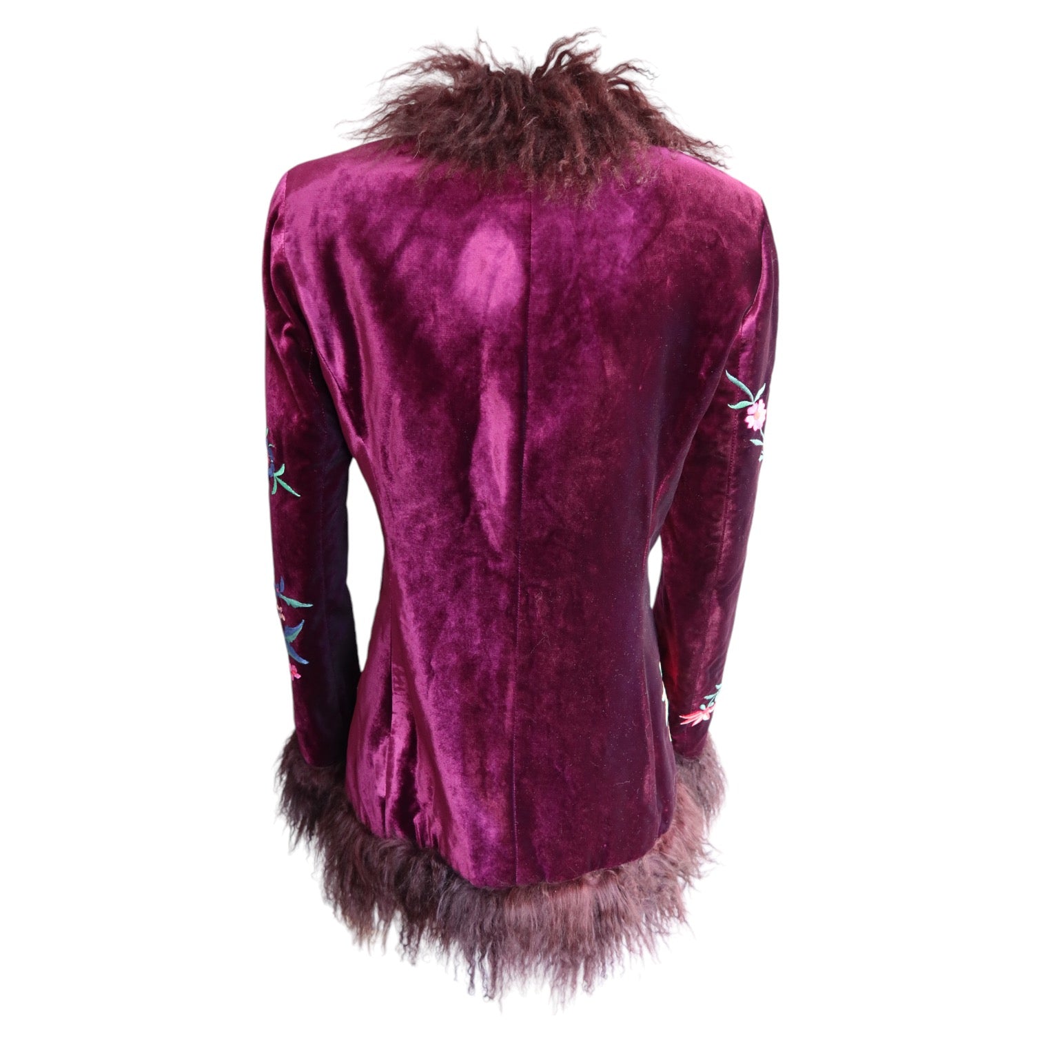 Dolce & Gabbana (D&G Line) Purple Velvet Jacket