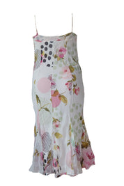 Christian Dior S/S 2004 By John Galliano Floral Silk Dress