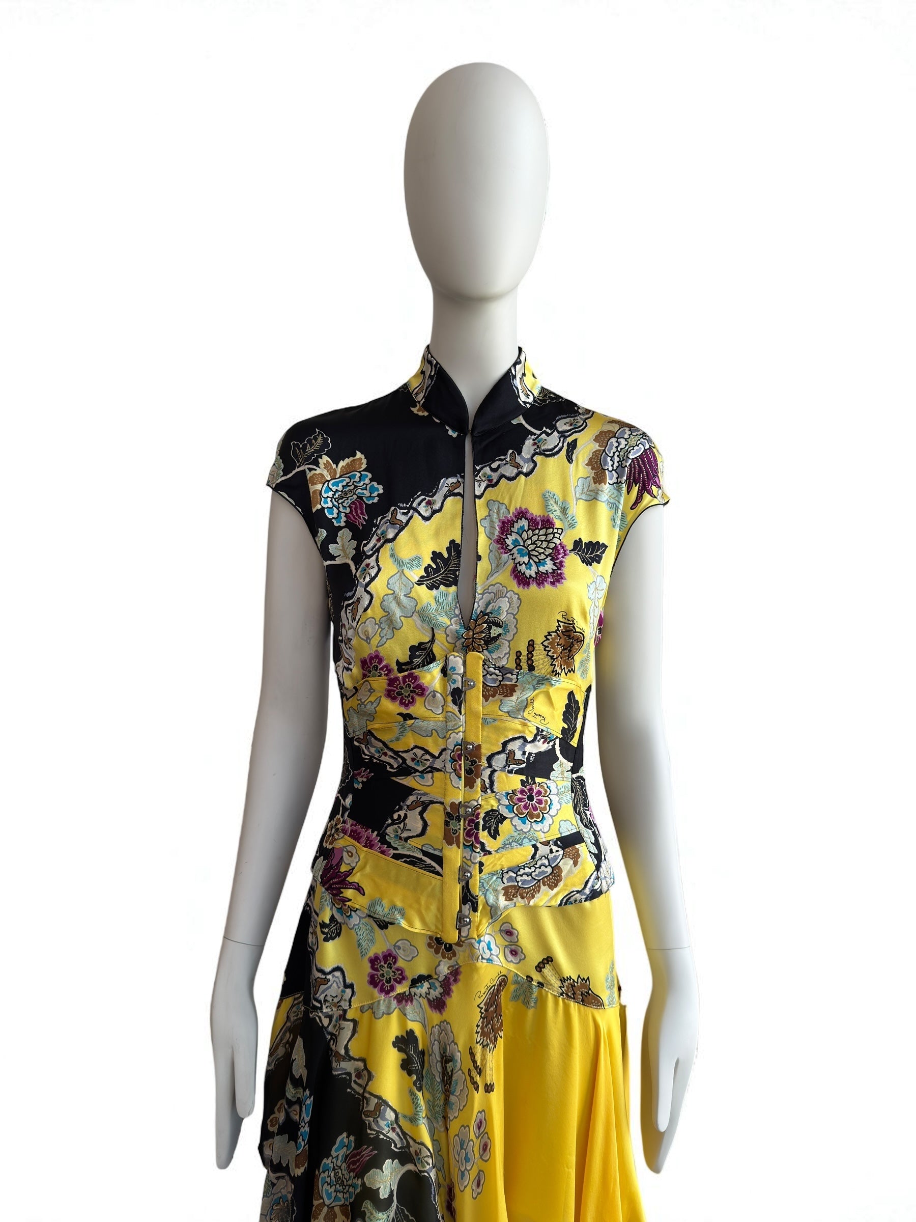 Roberto Cavalli S/S 2003 Cheongsam Dress and Corset