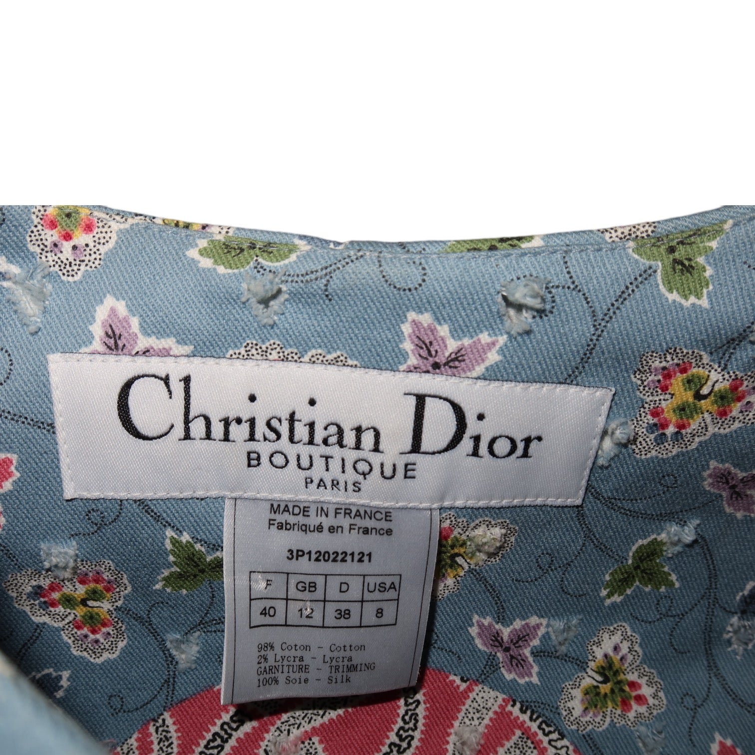 Christian Dior by John Galliano Jacket Denim Jacket