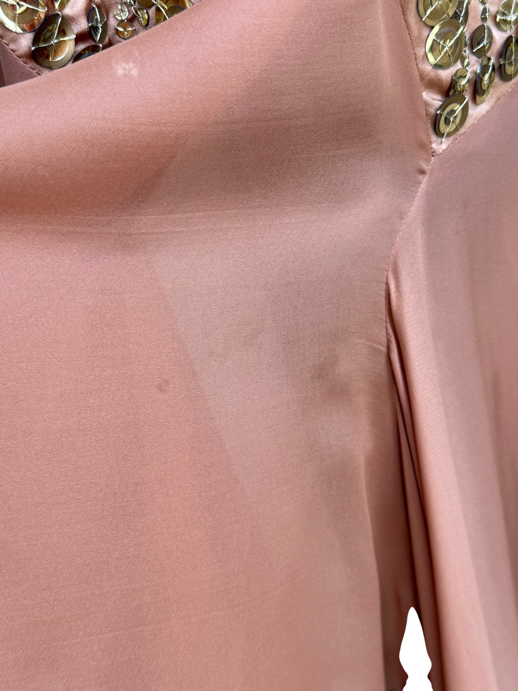 Roberto Cavalli S/S 2004 Embellished Silk Dress