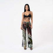 Christian Dior F/W 2001 Velvet Silk Pants