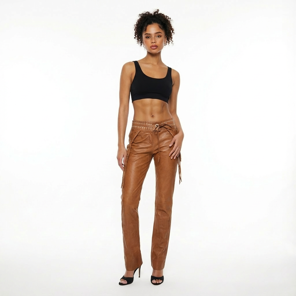 Roberto Cavalli Leather Pants