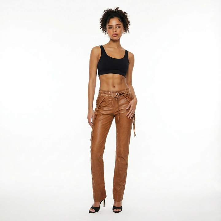 Roberto Cavalli Leather Pants