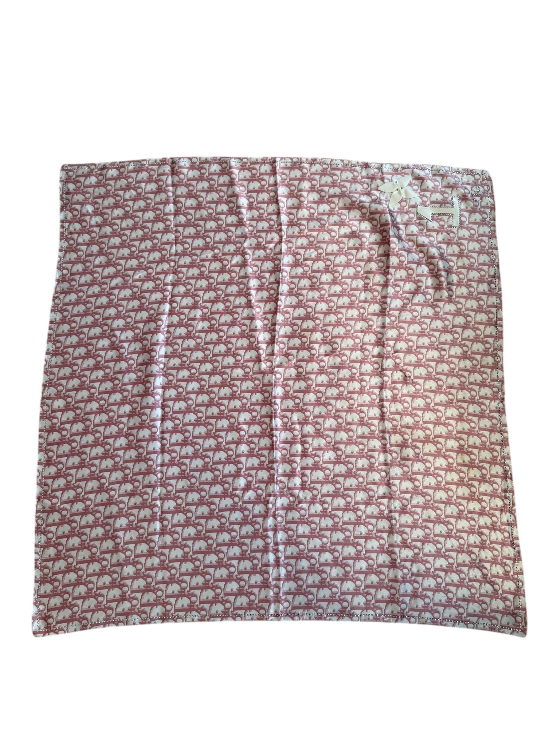 Christian Dior 2004 Pink Diorissimo Girly Scarf