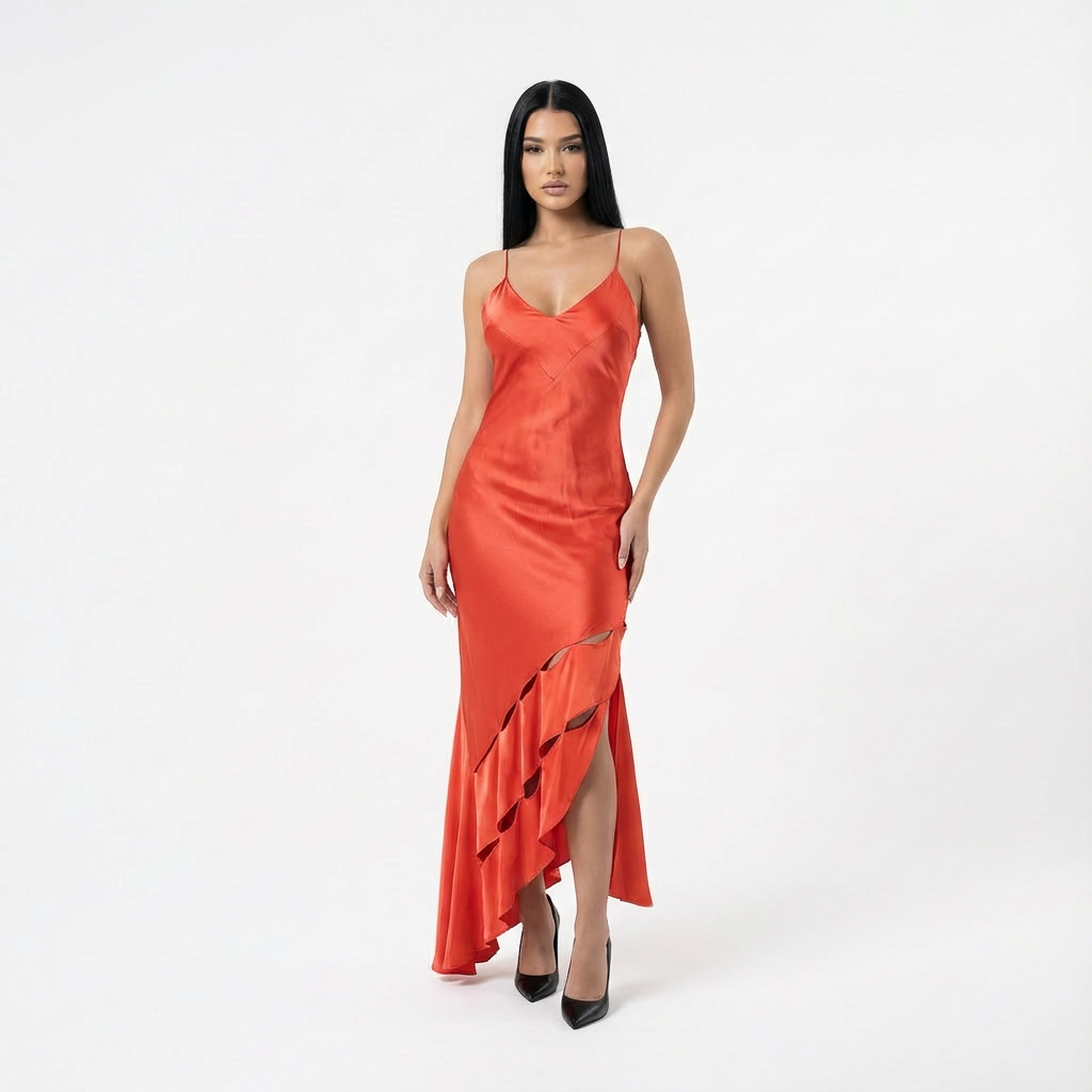 Roberto Cavalli S/S 2004 Maxi Silk Gown