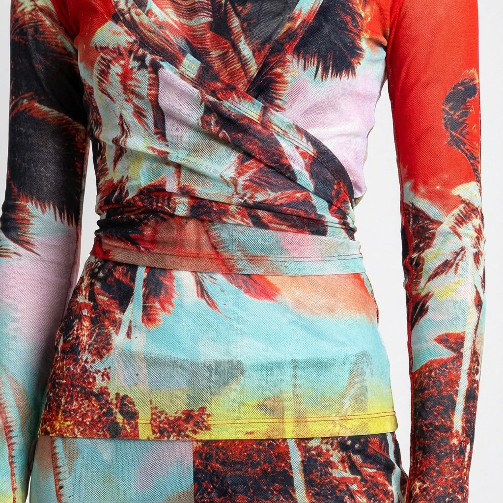 Jean Paul Gaultier Palm Sunset Mesh 3-Piece Set