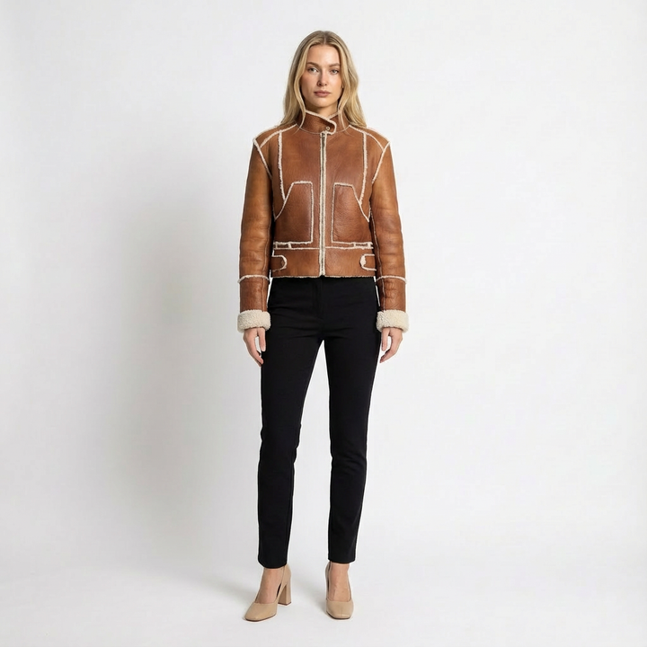 Christian Dior F/W 2002 Thin Lamb Shearling Jacket