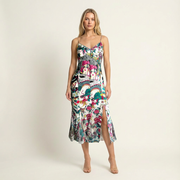 Christian Dior S/S 2004 Gispy Gitane Tattoo Silk Dress