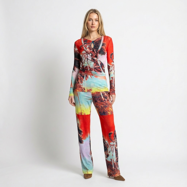 Jean Paul Gaultier Palm Sunset Mesh 3-Piece Set